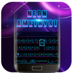 Black Neon 3D Keyboard Theme icon