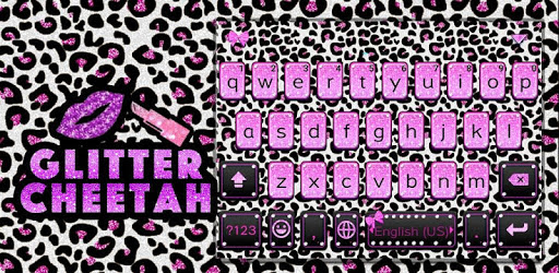 Glitter Cheetah Kika Keyboard PC screenshot Glitter Cheetah Kika Keyboard PC screenshot