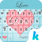 Pink Love Keyboard Theme for PC