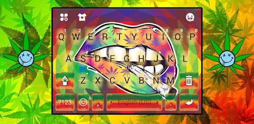 Amazing Leafy Weed Keyboard Theme PC screenshot