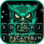 Angry Owl Art Keyboard Theme icon