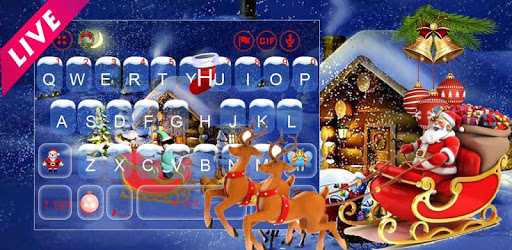 Animated Christmas Keyboard Theme PC screenshot
