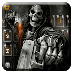 Badace Skull Guns Keyboard - cool gun theme icon