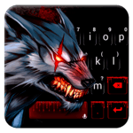 Bloody Metal Scary Wolf Keyboard - Wolf theme icon