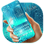 Blue Glass Water Keyboard Theme icon