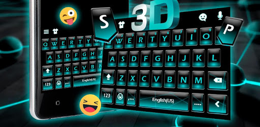 Blue Neon Fonts Tech Beam Keyboard - Neon fonts PC screenshot Blue Neon Fonts Tech Beam Keyboard - Neon fonts PC screenshot