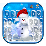 Blue Christmas1 Keyboard Theme icon