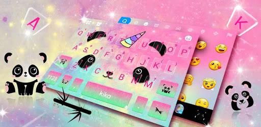 Cartoon Unicorn Panda Keyboard Theme PC screenshot Cartoon Unicorn Panda Keyboard Theme PC screenshot