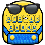 Cartoon Yellow Me Keyboard Theme icon