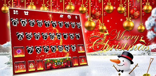Christmas Minny Keyboard Theme PC screenshot