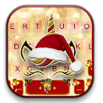 Christmas Unicorn Keyboard Theme icon