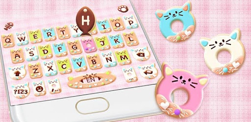 Colorful Donuts Button Keyboard Theme PC screenshot
