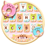 Colorful Donuts Button Keyboard Theme icon