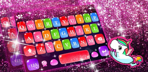 Colorful Glitter Keyboard Theme PC screenshot Colorful Glitter Keyboard Theme PC screenshot