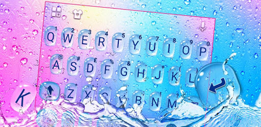 Colorful Raindrops Water Keyboard Theme PC screenshot Colorful Raindrops Water Keyboard Theme PC screenshot