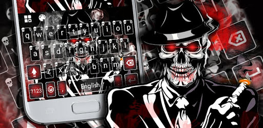 Cool Smoke Skull Keyboard Theme PC screenshot Cool Smoke Skull Keyboard Theme PC screenshot