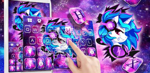 Cool Unicorn Monster Keyboard Theme PC screenshot