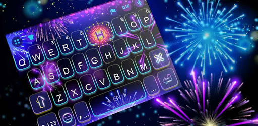 Coolfirework Keyboard Theme PC screenshot