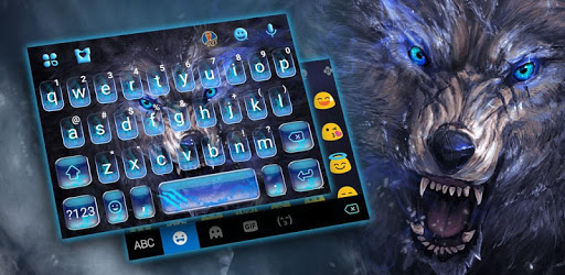 Cruel Night Wolf Keyboard Theme PC screenshot