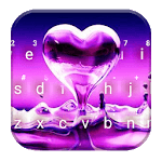 Crystal Heart Drop Keyboard Theme icon