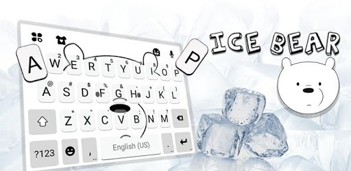 Cute Bear2 Keyboard Theme PC screenshot