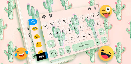 Cute Cartoon Cactus Keyboard Theme PC screenshot
