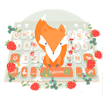Cute Fox Keyboard Theme icon