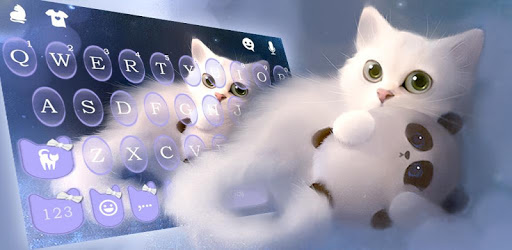 Cutie Cat Keyboard Theme PC screenshot