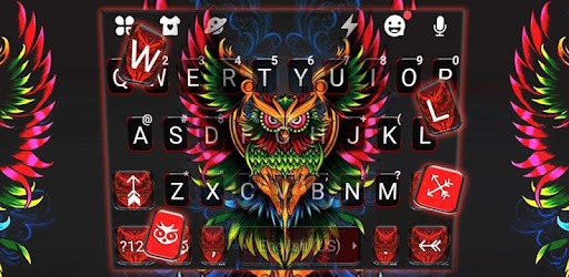 Devil Owl Keyboard Theme PC screenshot
