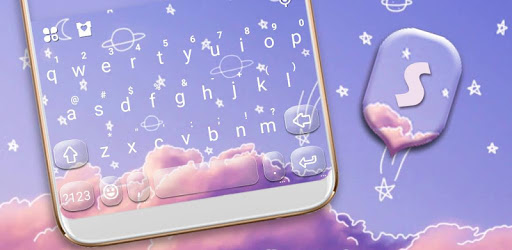 Doodle Sky Keyboard Theme PC screenshot