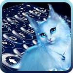 Elegant Kitty Night Keyboard Theme icon