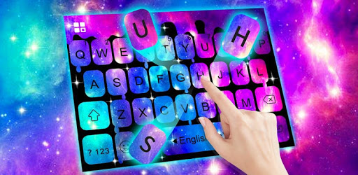 Falling Galaxy Droplets Keyboard Theme PC screenshot Falling Galaxy Droplets Keyboard Theme PC screenshot