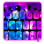 Falling Galaxy Droplets Keyboard Theme icon