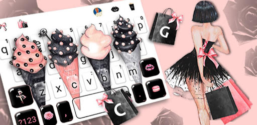 Fashion Ice Cream Keyboard Theme PC screenshot