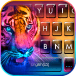 Fluorescent Neon Tiger Keyboard Theme for PC Fluorescent Neon Tiger Keyboard Theme for PC