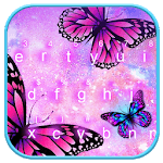 Galaxy Butterfly Keyboard Theme icon