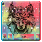 Galaxy Drawing Wolf Keyboard Theme for PC Galaxy Drawing Wolf Keyboard Theme for PC