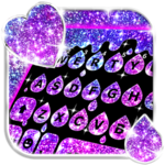 Galaxy Drop Heart Keyboard Theme icon