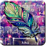 Galaxy Feather Keyboard Theme icon