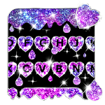 Galaxy Liquid Droplet Keyboard Theme icon