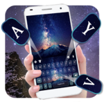 Galaxy Mountains Keyboard Theme icon