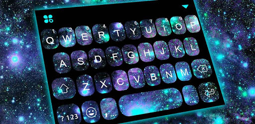 Galaxy 3D Keyboard Theme PC screenshot