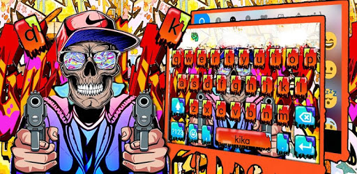 Gangster Graffiti Keyboard Theme PC screenshot