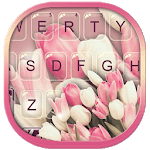 Girly Pink Tulip Keyboard Theme icon