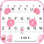 Glitter Pink Panda Keyboard Theme icon