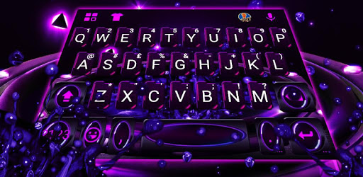 Glow Neon Business Keyboard Theme PC screenshot