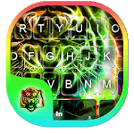 Neon Tiger Keyboard Theme icon
