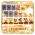 Golden Sunset Keyboard Theme icon