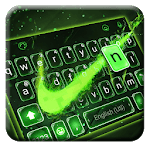 Green Neon Check Keyboard Theme icon