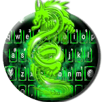 Green Neon Dragon Keyboard Theme for PC Green Neon Dragon Keyboard Theme for PC
